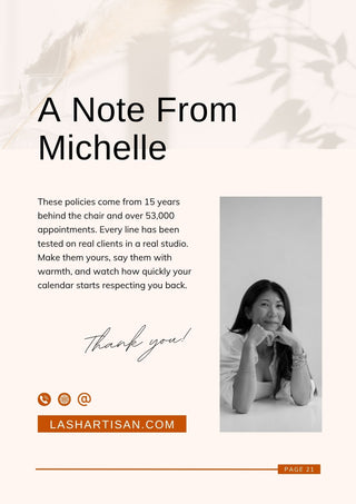 The Lash Artist's Business Manual